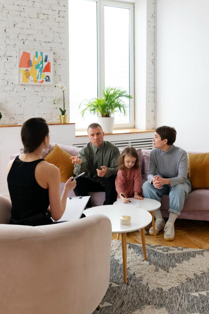 familia en terapia